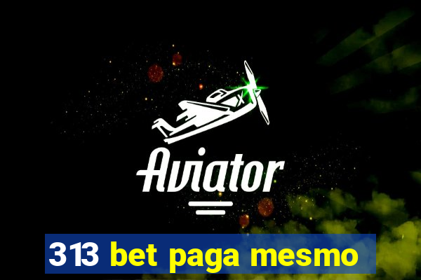 313 bet paga mesmo